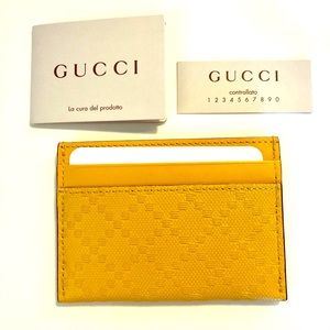 NEW unused authentic Gucci card case